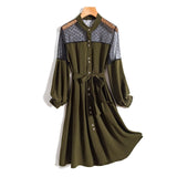 MOINWATER Women New Long Sleeve Dress Female Black Preppy Style Dresses